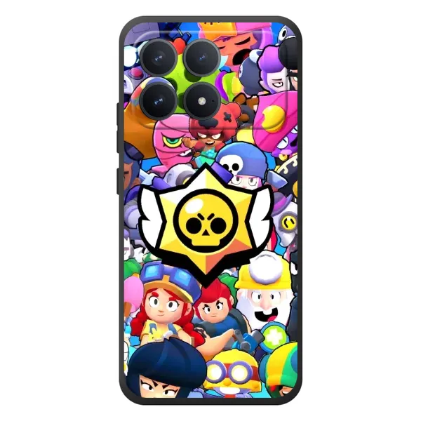 Чехол с принтом «Лого Brawl Stars» для Xiaomi Poco F8 Pro