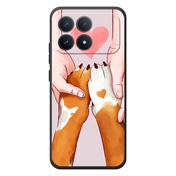 Чехол с принтом «Любовь к собакам» для Xiaomi Poco F8 Pro Чехол с принтом «Любовь к собакам» для Xiaomi Poco F8 Pro
