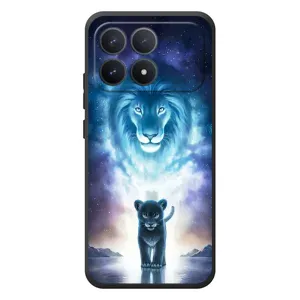 Чохол з картинкою ЛЕВ для Xiaomi Poco F8 Pro (VPrint) (Маленький лев)