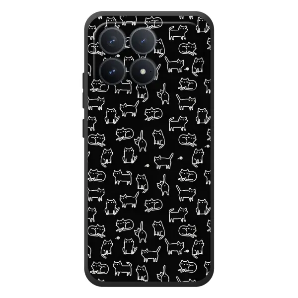 Чохол з принтом «Маленькі котики» для Xiaomi Poco F8 Pro
