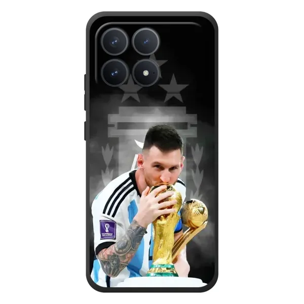 Чехол с принтом «Месси Чемпион» для Xiaomi Poco F8 Pro Чехол с принтом «Месси Чемпион» для Xiaomi Poco F8 Pro