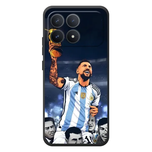 Чехол с принтом «Месси с кубком» для Xiaomi Poco F8 Pro Чехол с принтом «Месси с кубком» для Xiaomi Poco F8 Pro