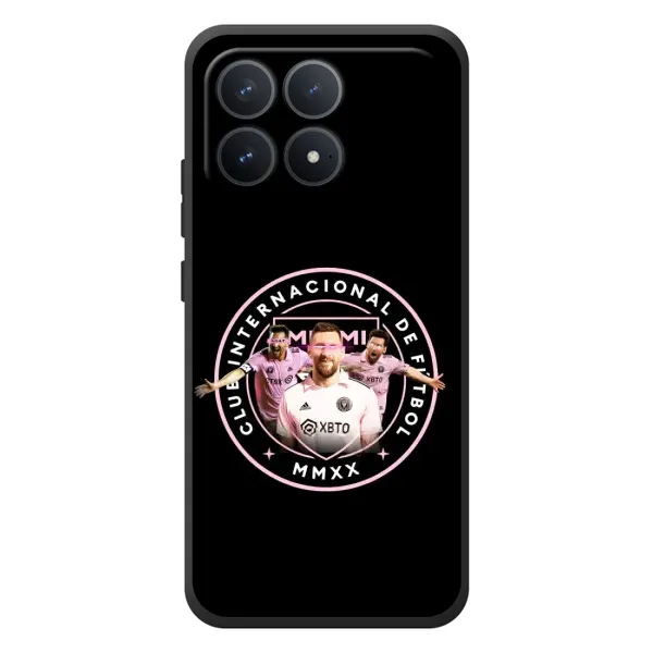 Чохол з принтом «Мессі в лого» для Xiaomi Poco F8 Pro