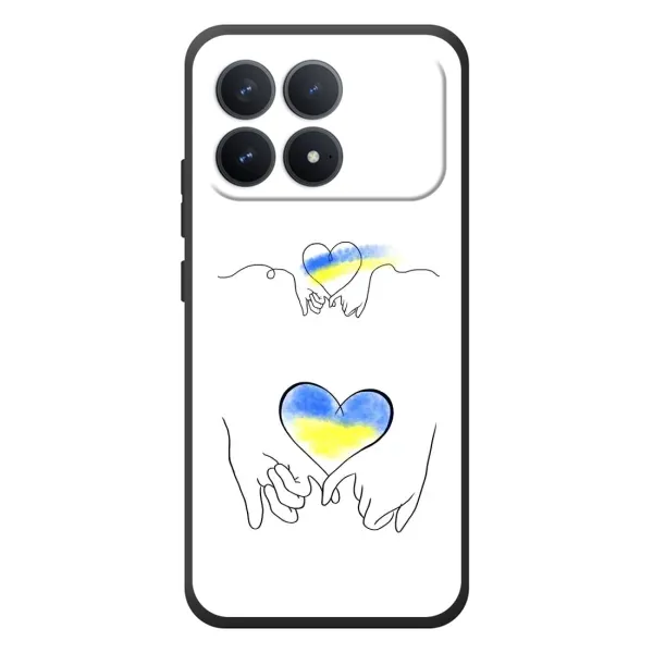 Чехол с принтом «Мир Украине» для Xiaomi Poco F8 Pro