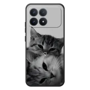 Чохол з малюнком кіт на Xiaomi Poco F8 Pro (Пара котів)