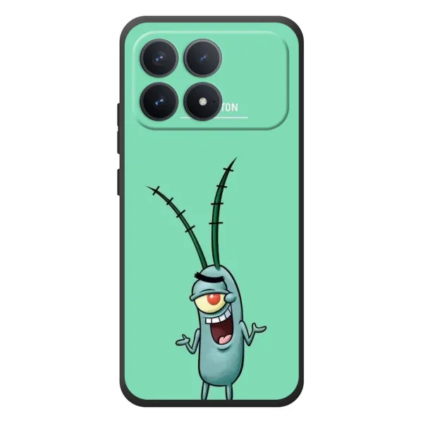Чохол з принтом «Персонаж Планктон» для Xiaomi Poco F8 Pro