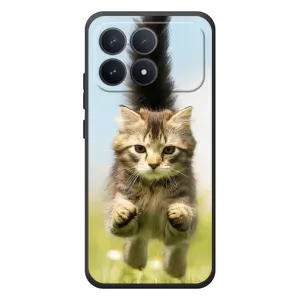 Чохли з Котиками для Xiaomi Poco F8 Pro (VPrint) (Прижок кота)