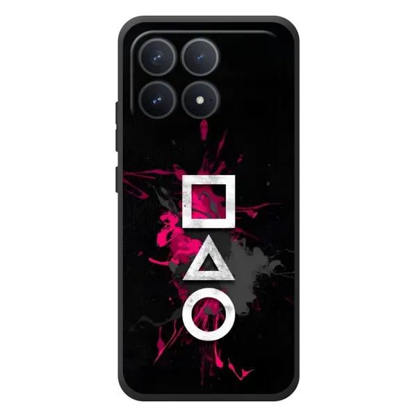 Чохол з принтом «Символи Гра кальмара» для Xiaomi Poco F8 Pro
