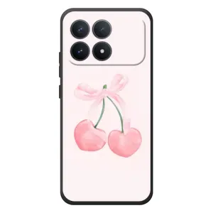 Чохол з розовим принтом для Xiaomi Poco F8 Pro (Рожеві вишні)