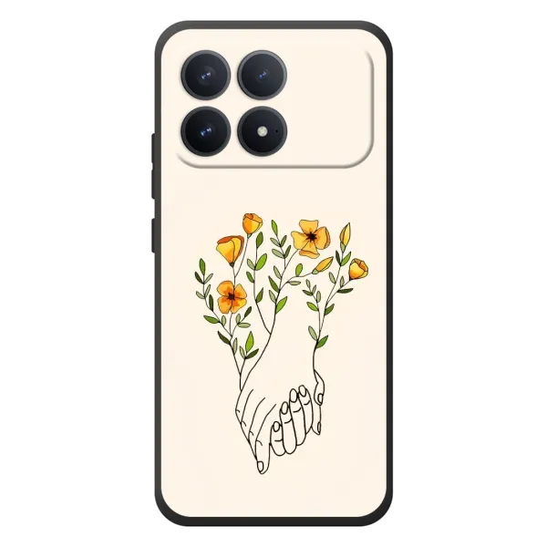 Чохол з принтом «Руки любві» для Xiaomi Poco F8 Pro