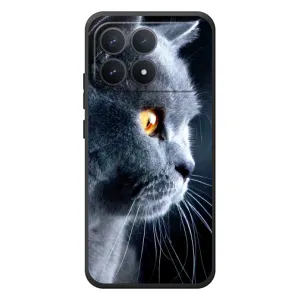 Чохли з Котиками для Xiaomi Poco F8 Pro (VPrint) (Сірий Кіт)
