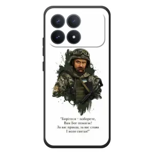 Чохли для Xiaomi Poco F8 Pro с принтом Тараса Шевченко (AlphaPrint) (Шевченко воїн)