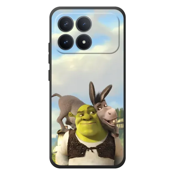 Чехол с принтом «Шрек и Осел» для Xiaomi Poco F8 Pro Чехол с принтом «Шрек и Осел» для Xiaomi Poco F8 Pro
