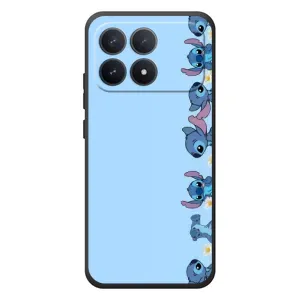 Чохол з принтом Стіч на Xiaomi Poco F8 Pro (Стіч фон)