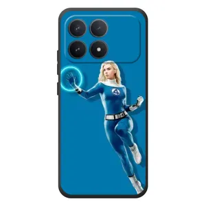 Чехол с принтом Фантастическая четверка для Xiaomi Poco F8 Pro (Сью Сторм полет)