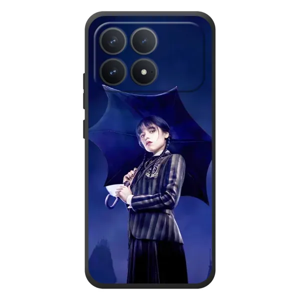 Чехол с принтом «Уэнздей с зонтом» для Xiaomi Poco F8 Pro Чехол с принтом «Уэнздей с зонтом» для Xiaomi Poco F8 Pro