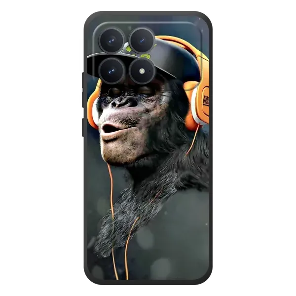 Чехол с принтом «В наушниках» для Xiaomi Poco F8 Pro