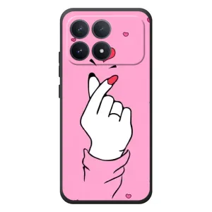 Чохол з принтом для Xiaomi Poco F8 Pro (AlphaPrint - Знак сердечка)