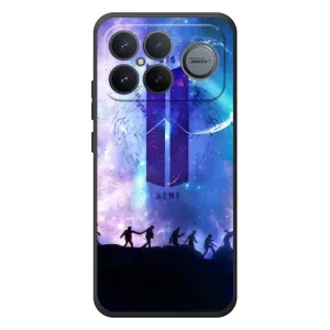 Чехлы BTS для Xiaomi Poco F8 Ultra (AlphaPrint) (Army BTS)