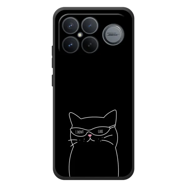 Чехол с принтом «Равнодушный кот» для Xiaomi Poco F8 Ultra