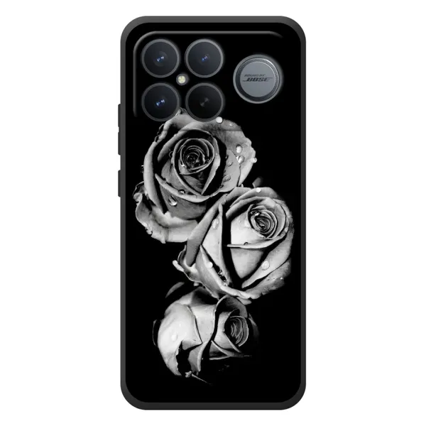 Чохол з принтом «Чорна троянда» для Xiaomi Poco F8 Ultra
