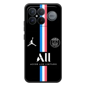 Чохли PSG для Xiaomi Poco F8 Ultra (AlphaPrint) (футболка ПСЖ)