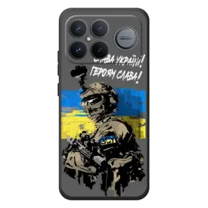 Чехлы с картинкой ЗСУ для Xiaomi Poco F8 Ultra (AlphaPrint) (Героям Слава)