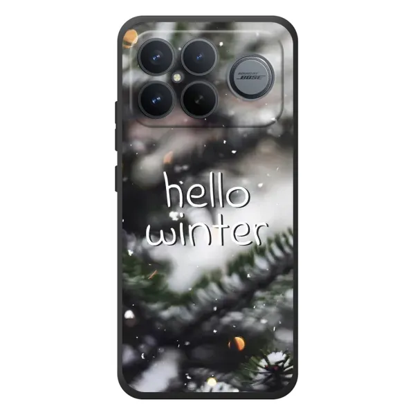Чехол с принтом «Hello winter» для Xiaomi Poco F8 Ultra