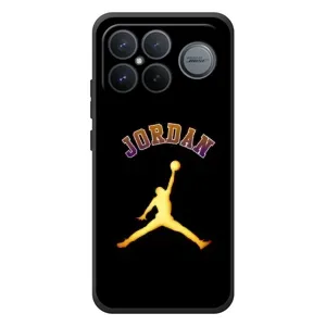 Чехлы для Xiaomi Poco F8 Ultra - с картинкой JORDAN (AlphaPrint) (Jordan Gold)
