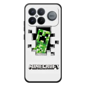 Чехол Майнкрафт на Xiaomi Poco F8 Ultra (AlphaPrint) Minecraft (крипер Майнкрафт)