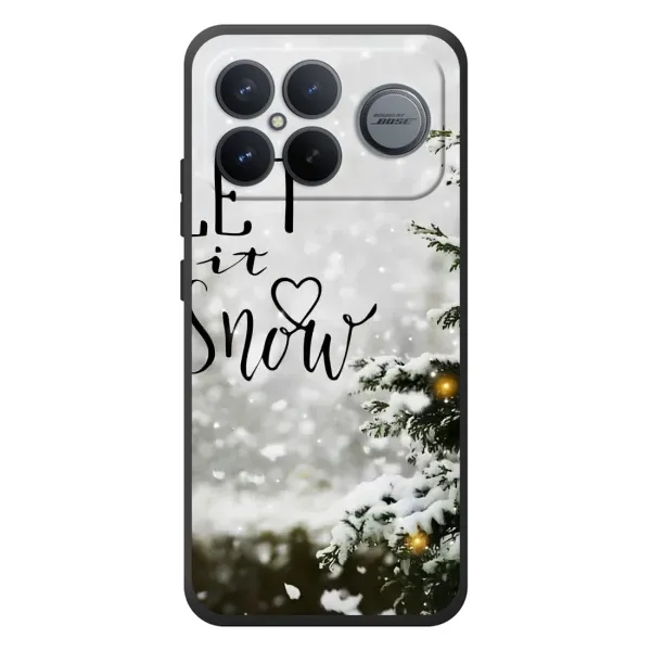 Чехол с принтом «Let it snow» для Xiaomi Poco F8 Ultra