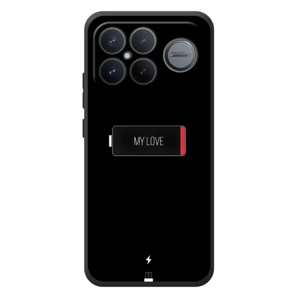Чехол с принтом «Love battery» для Xiaomi Poco F8 Ultra