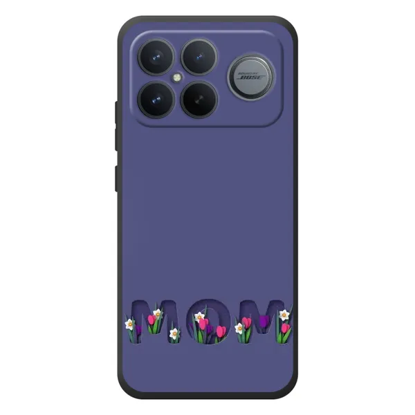 Чехол с принтом «Мама в цветах» для Xiaomi Poco F8 Ultra