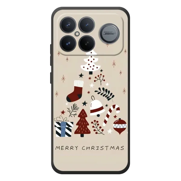 Чехол с принтом «Merry Christmas» для Xiaomi Poco F8 Ultra