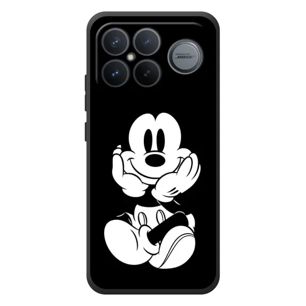 Чехол с принтом «Микки на черном» для Xiaomi Poco F8 Ultra Чехол с принтом «Микки на черном» для Xiaomi Poco F8 Ultra