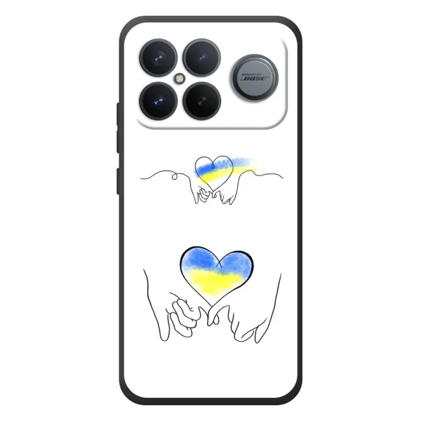 Чохол з принтом «Мир Україні» для Xiaomi Poco F8 Ultra