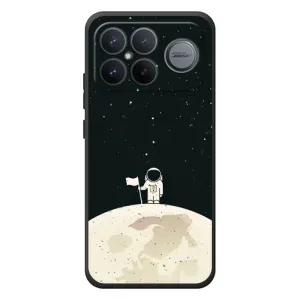 Космические Чехлы для :Xiaomi Поко F8 Ультра (VPrint) (На луне)