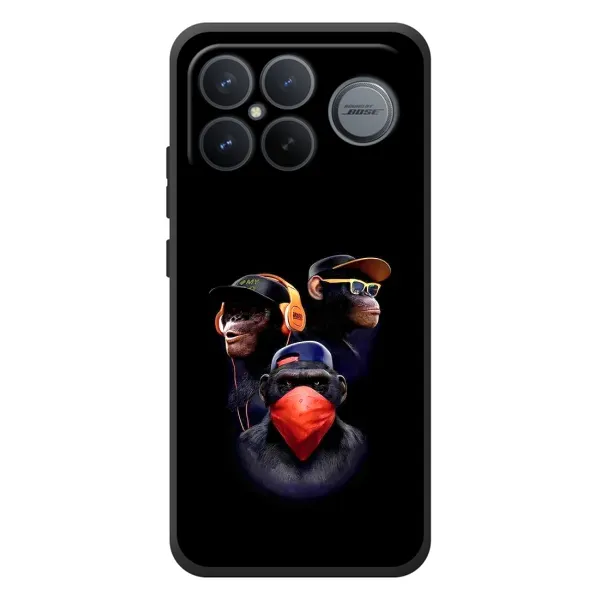 Чехол с принтом «Три обезьяны» для Xiaomi Poco F8 Ultra Чехол с принтом «Три обезьяны» для Xiaomi Poco F8 Ultra