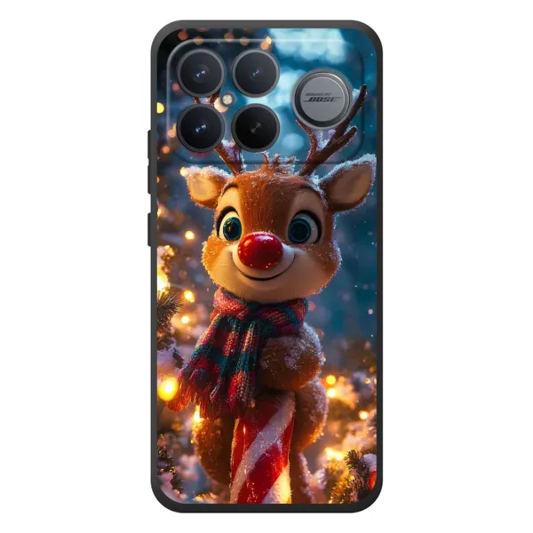 Чохол з принтом «Олень з шарфом» для Xiaomi Poco F8 Ultra
