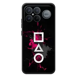 Чохол Гра в кальмара для Xiaomi Poco F8 Ultra (Символи Гра кальмара)