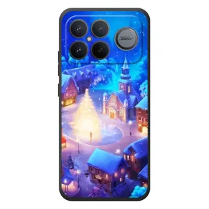 Різдвяні Чохли для Xiaomi Poco F8 Ultra (VPrint) (Різдвяне місто)