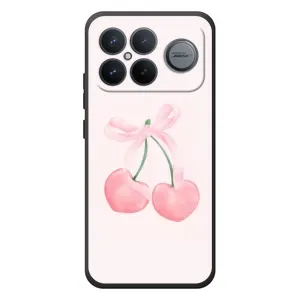 Чохол з розовим принтом для Xiaomi Poco F8 Ultra (Рожеві вишні)