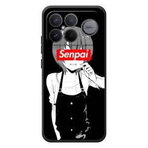Чехол с принтом «Senpai» для Xiaomi Poco F8 Ultra