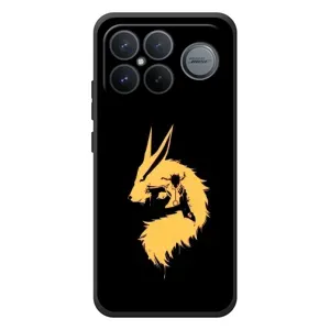 Naruto Anime Чехлы для :Xiaomi Поко F8 Ультра (AlphaPrint) (силуэт Курама Наруто)