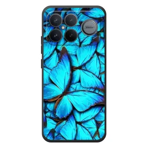 Чохол з принтом «Сині метелики» для Xiaomi Poco F8 Ultra