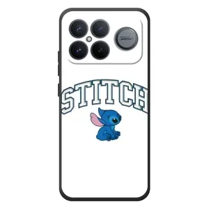 Чохол з принтом Стіч на Xiaomi Poco F8 Ultra (Стіч лого)