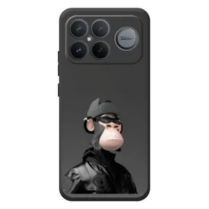 Чехлы с Обезьянами NFT для Xiaomi Poco F8 Ultra (AlphaPrint) (стильная обезьяна NFT)