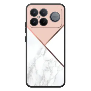 Мраморний чехол на Xiaomi Poco F8 Ultra (VPrint) (Тройний мрамор)