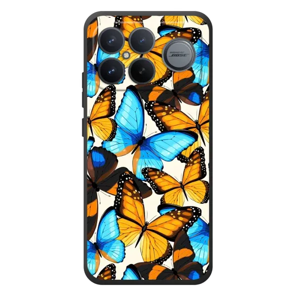 Чохол з принтом «Яскраві метелики» для Xiaomi Poco F8 Ultra