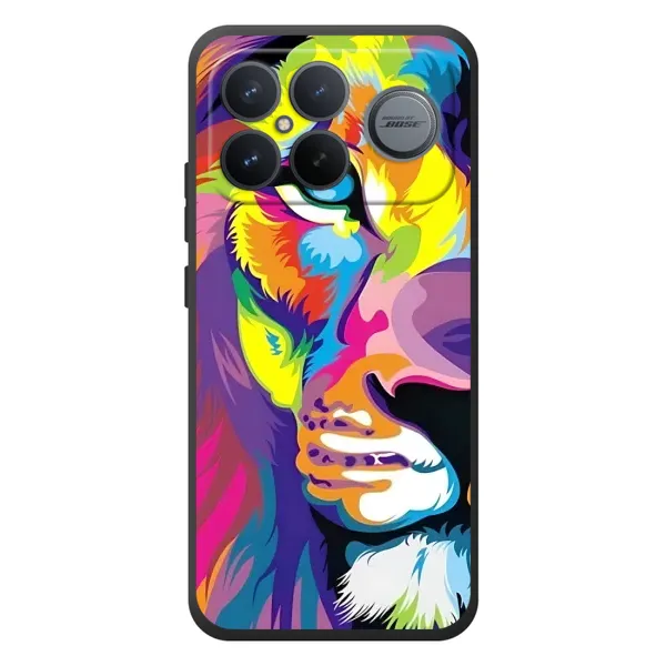 Чохол з принтом «Яскравий Лев» для Xiaomi Poco F8 Ultra